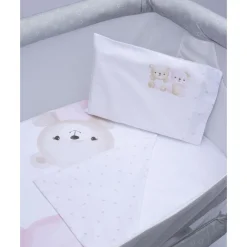 Manta de Verano para Cuna con Ositos (Niña)