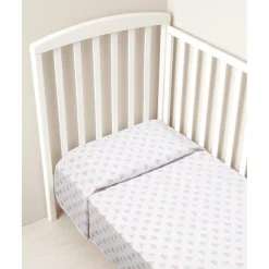 Manta para cuna con estampado de lazos