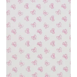 Manta para cuna con estampado de lazos