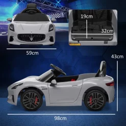 Maserati Gran Turismo Folgore eléctrico Gris