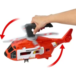 Matchbox - Juego de vehículos con helicóptero de rescate