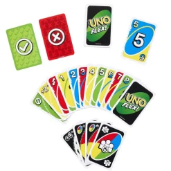 Mattel - Juego de cartas UNO Split familiar y flexible ㅤ