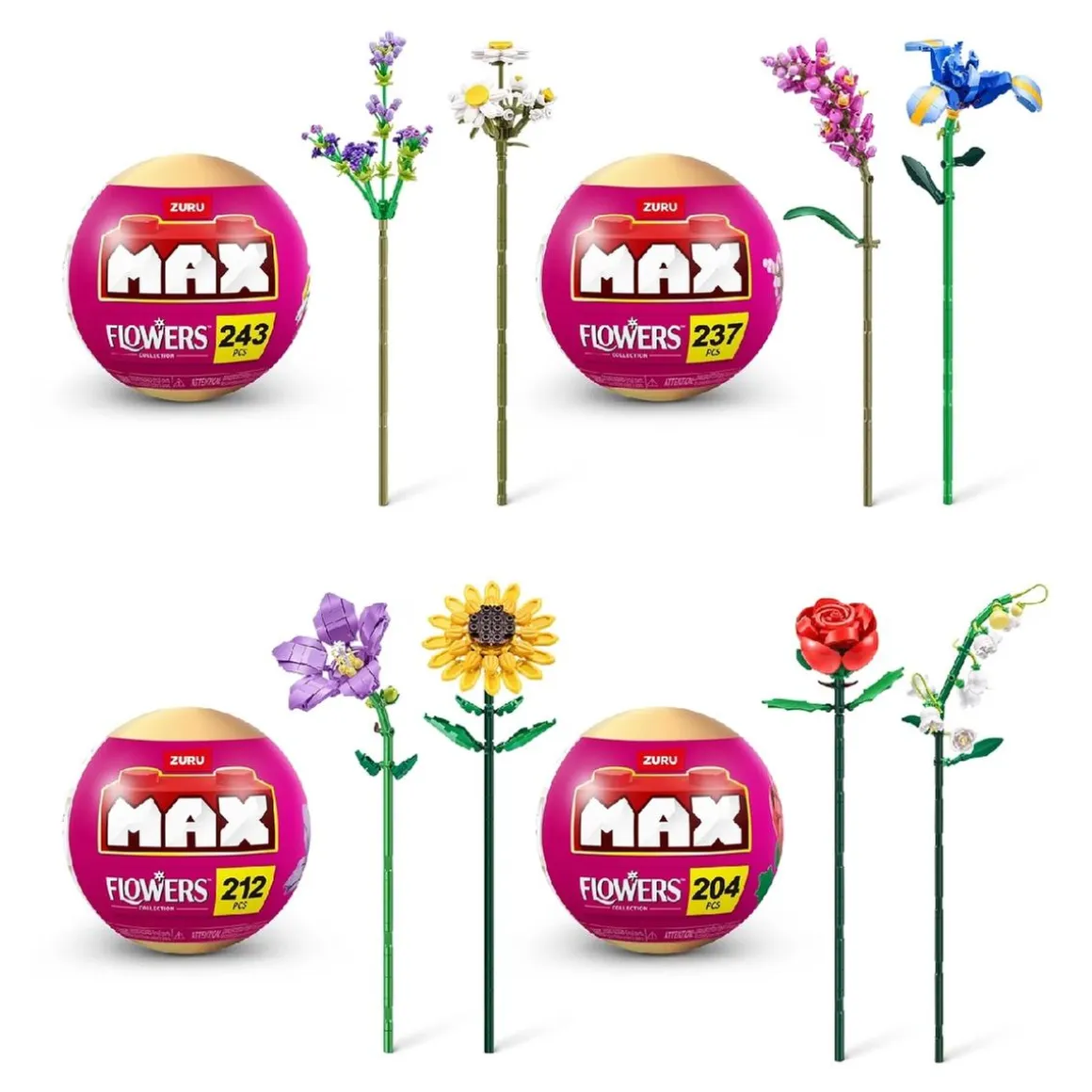 MAX - Pack 4 Cápsulas Flowers