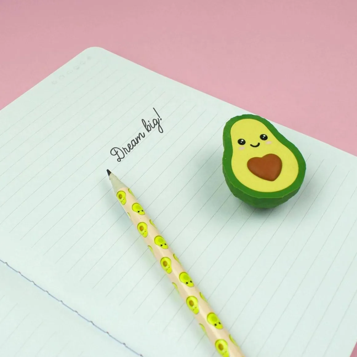 Maxi goma de precisión en forma de aguacate