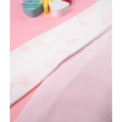 Medias de microfibra blancas y rosas