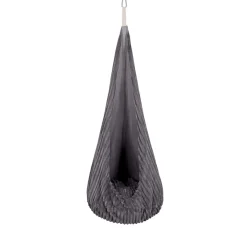 MeowBaby - Columpio Infantil Tipo Capullo Churros Color Gris “Baby Cocoon Swing Jurassic Grey”