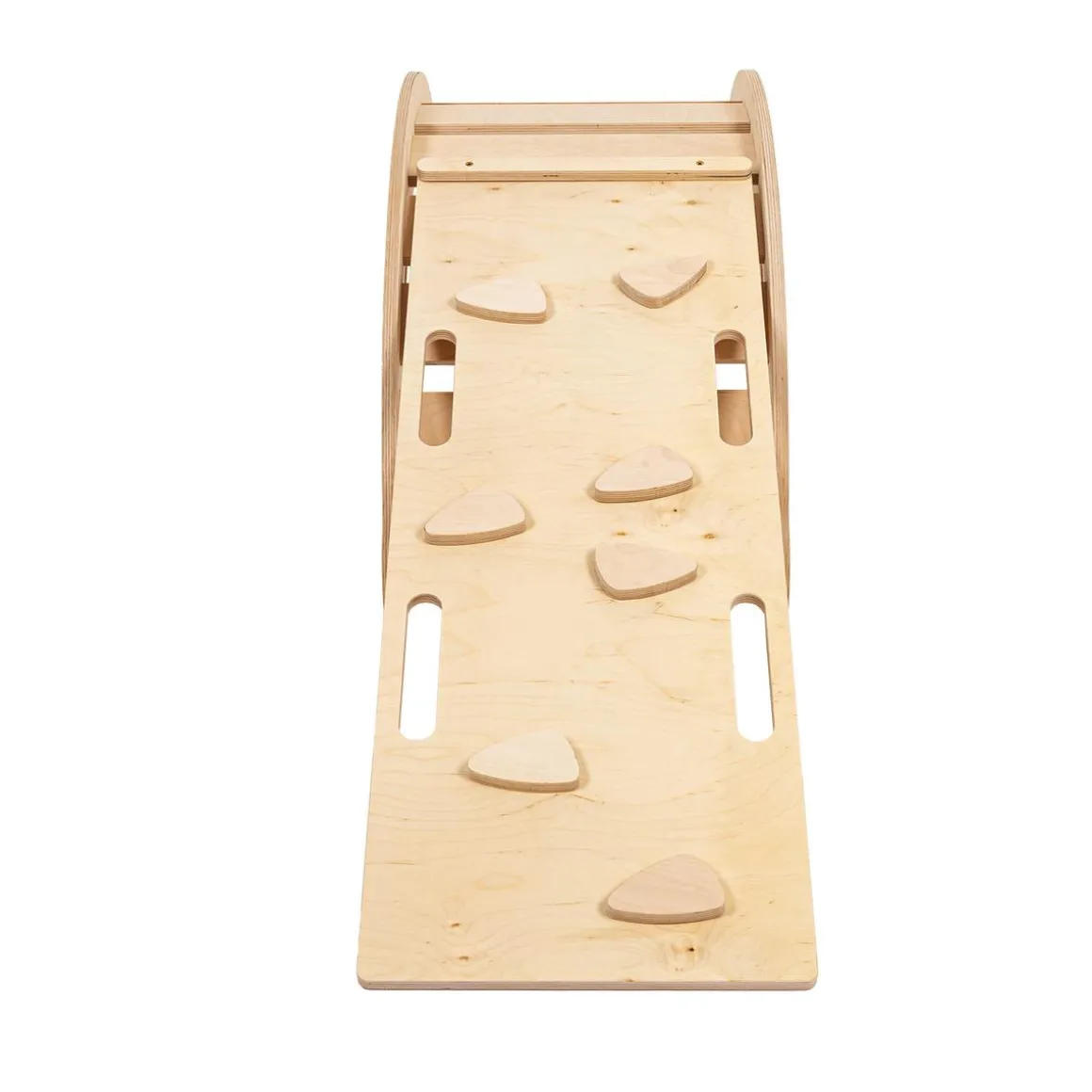 MeowBaby - Mecedora Infantil de Madera Natural con Escalera “Medium Dream Rocker Classic”