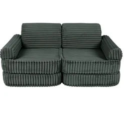 MeowBaby - Sofá Infantil Churros Pocket Plus Color Verde Pine Forest