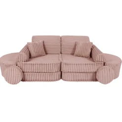 MeowBaby - Sofá Infantil Churros Pocket Max Color Rosa Chocolate