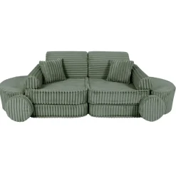 MeowBaby - Sofá Infantil Churros Pocket Max Color Verde Olive Sage