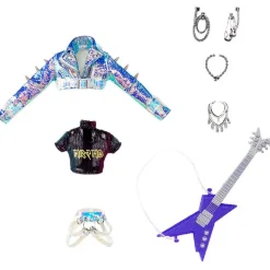 Mermaze Mermaidz - Riviera - Muñeca sirena, sirena guitarrista que cambia de color