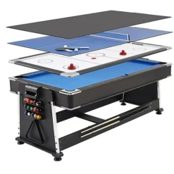 Mesa Multijuego giratoria 4 en 1