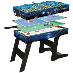 Mesa Multijuegos 122 cm Plegable 4 en 1