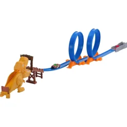 Metal Machines - Circuito con doble loop y T-Rex