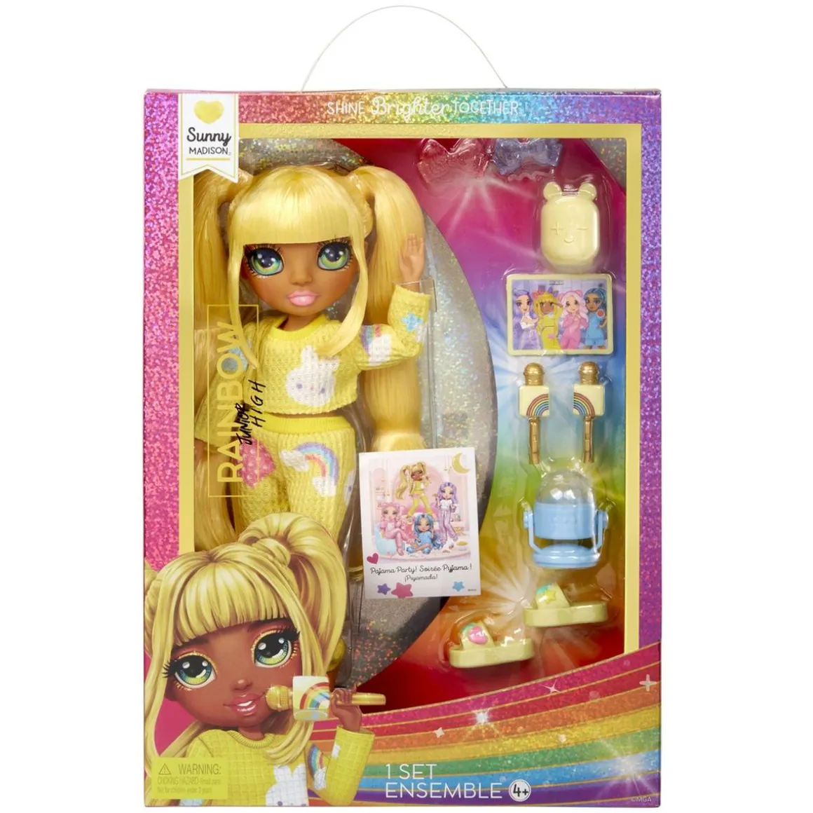 MGA - Rainbow High Junior High PJ Party Sunny Amarillo ㅤ