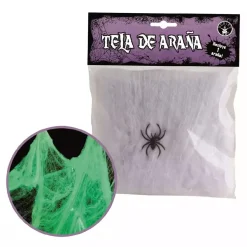 Mini telaraña que brilla en la oscuridad
