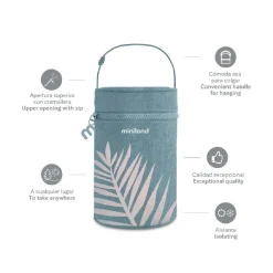 Miniland - Bolsa isotérmica Thermibag Palms 700ml