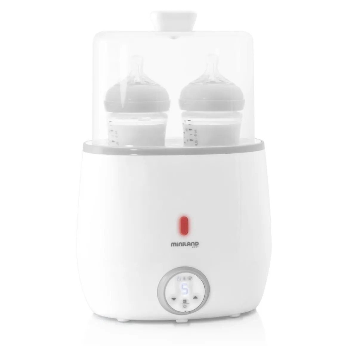 Miniland - Calienta biberones y esterilizador Warmy Twin