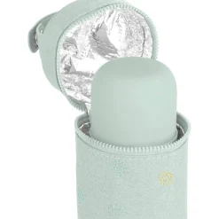 Miniland - Funda térmica para líquidos Mint 500ml Transporte Fácil ㅤ