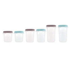 Miniland - Set 6 recipientes herméticos Terra