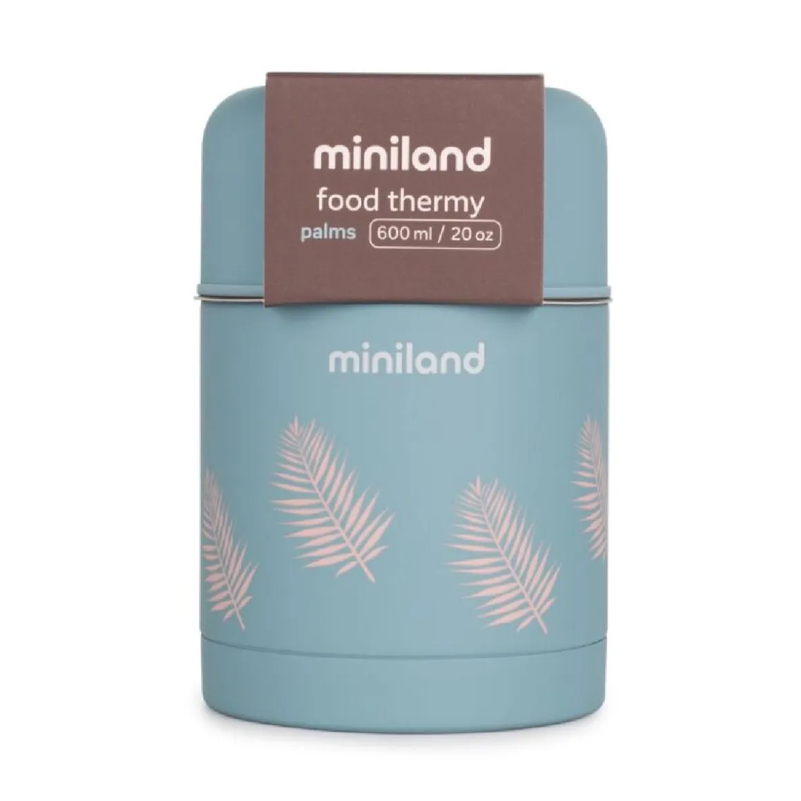 Miniland - Termo para sólidos 600 ml Thermy Palms
