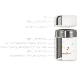 Miniland - Termo Sólidos Valencia 280 ml