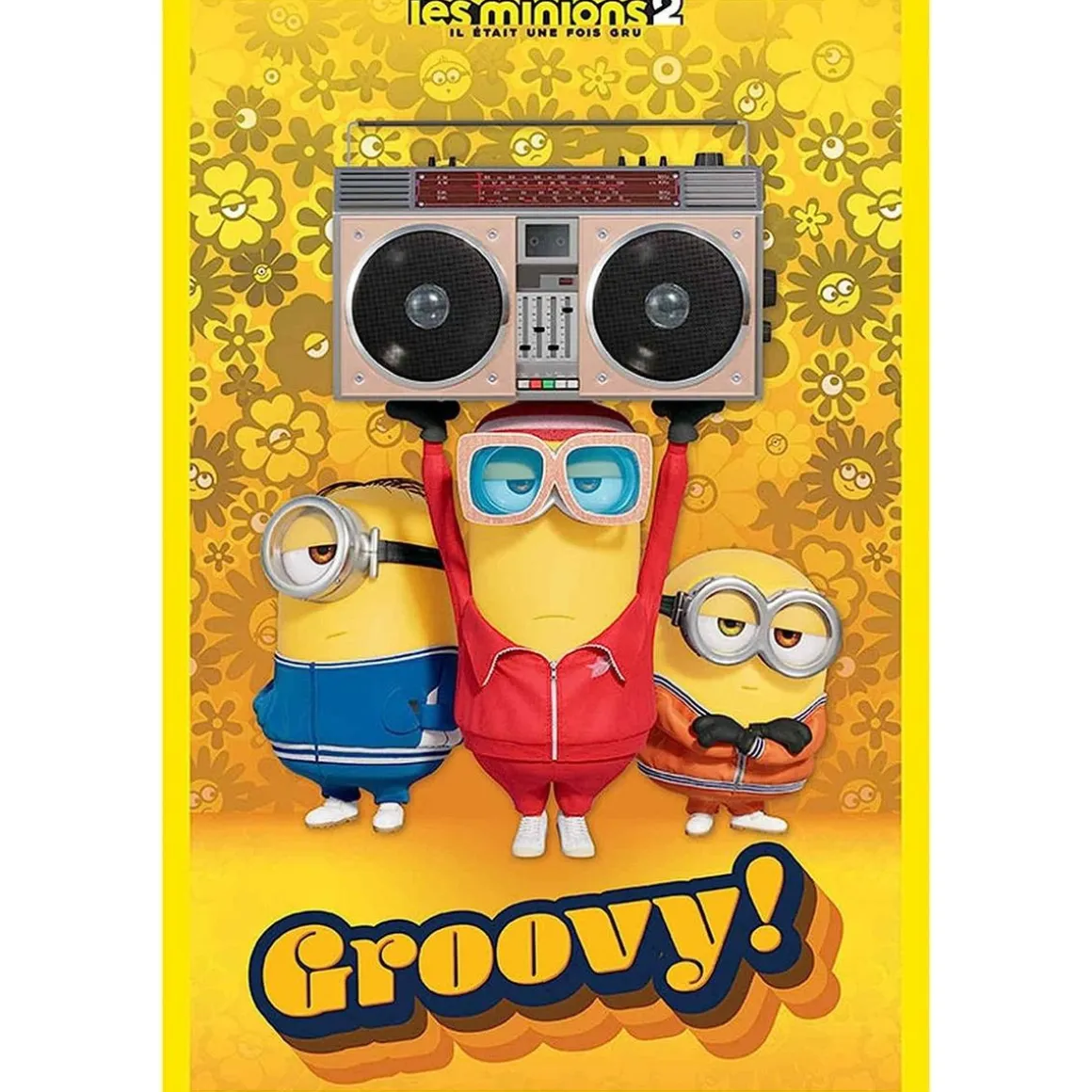 Minions - Poster Groovy Minions tamaño 91.5 x 61 cm