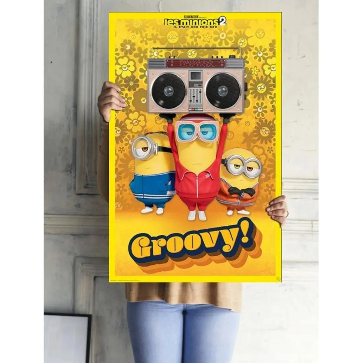 Minions - Poster Groovy Minions tamaño 91.5 x 61 cm