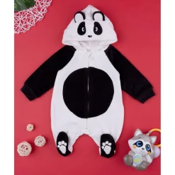 Mono de bebé de terciopelo panda