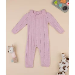 Mono niña rosa tricot