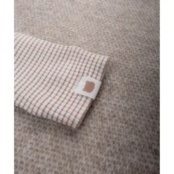 Mono para bebé de canalé beige