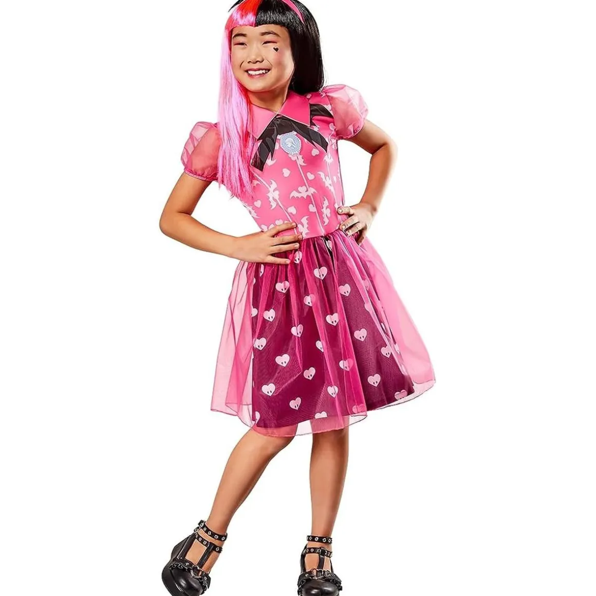 Monster High - Disfraz clásico con vestido y diadema para fiestas y carnaval
