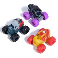 Monster Jam - Pack 3 Mini vehículos Marvel (varios modelos)