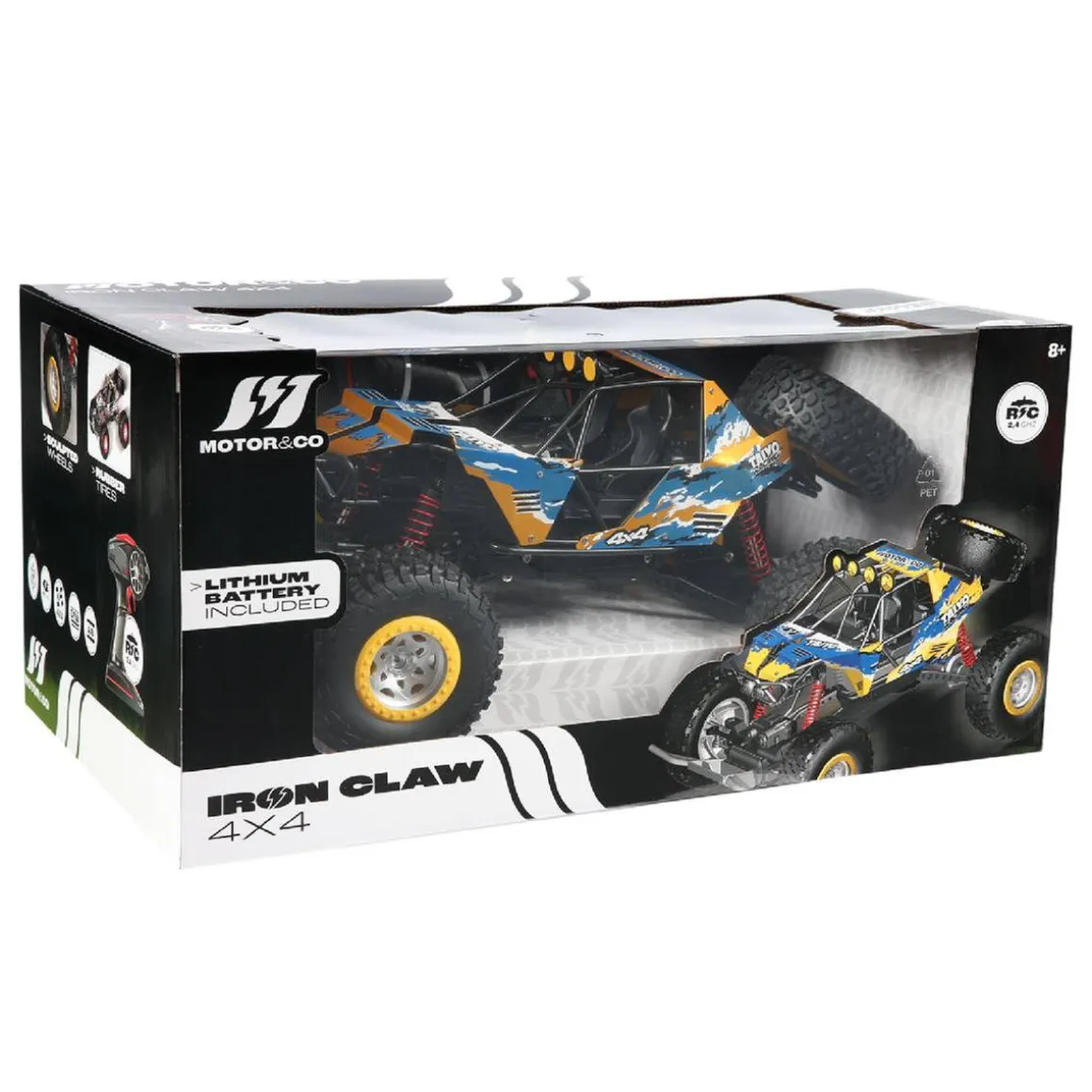 Motor & Co - Coche Iron Claw 4 x 4 (varios colores)