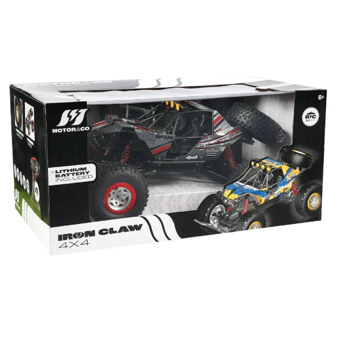 Motor & Co - Coche Iron Claw 4 x 4 (varios colores)