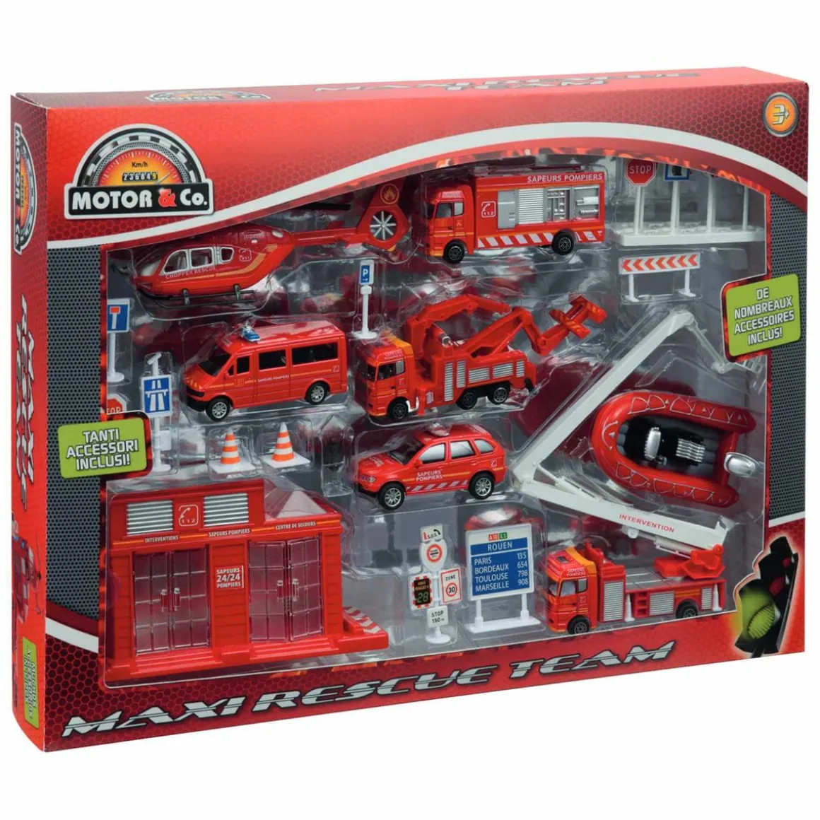 Motor & Co - Maxi Pack Vehículos Emergencia (varios modelos)