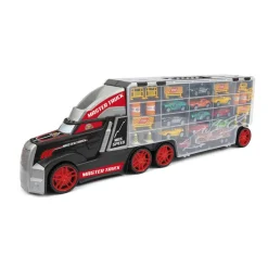 Motor & Co - Pack camión de transporte y 11 coches