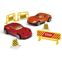 Motor & Co - Pack camión de transporte y 11 coches