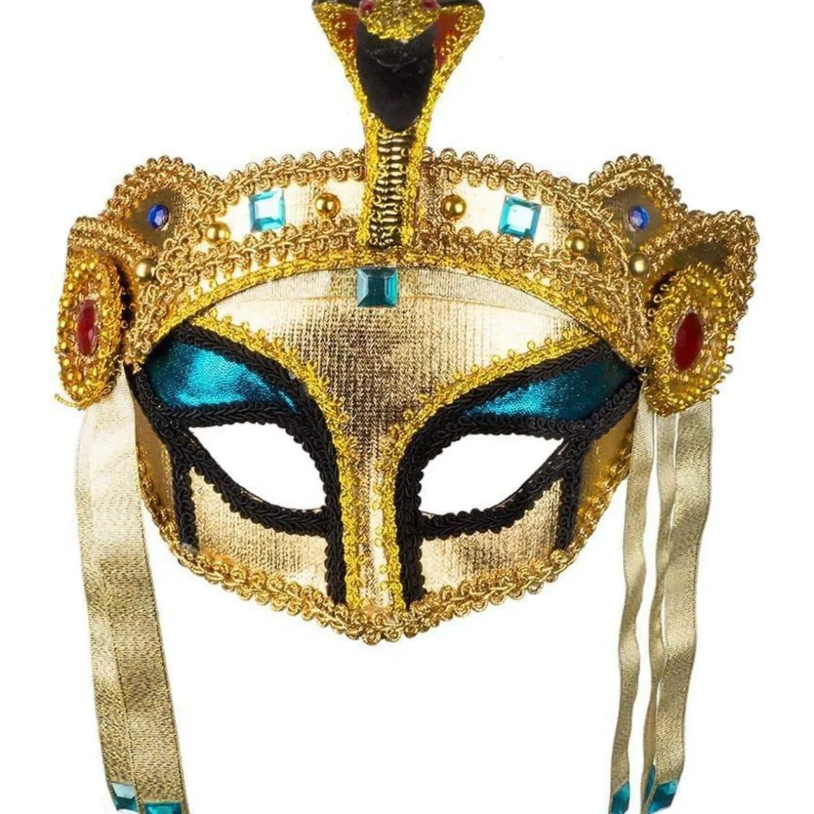 Máscara Veneciana Cleopatra Dorada ㅤ