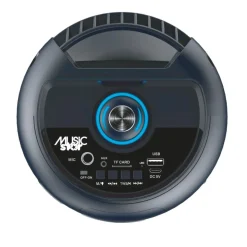 Music Star - Amplificador Karaoke con luces LED