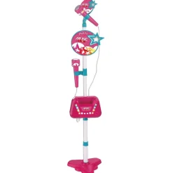 Music Star - Micrófono de pie inalámbrico