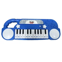 Music Star - Teclado electrónico azul