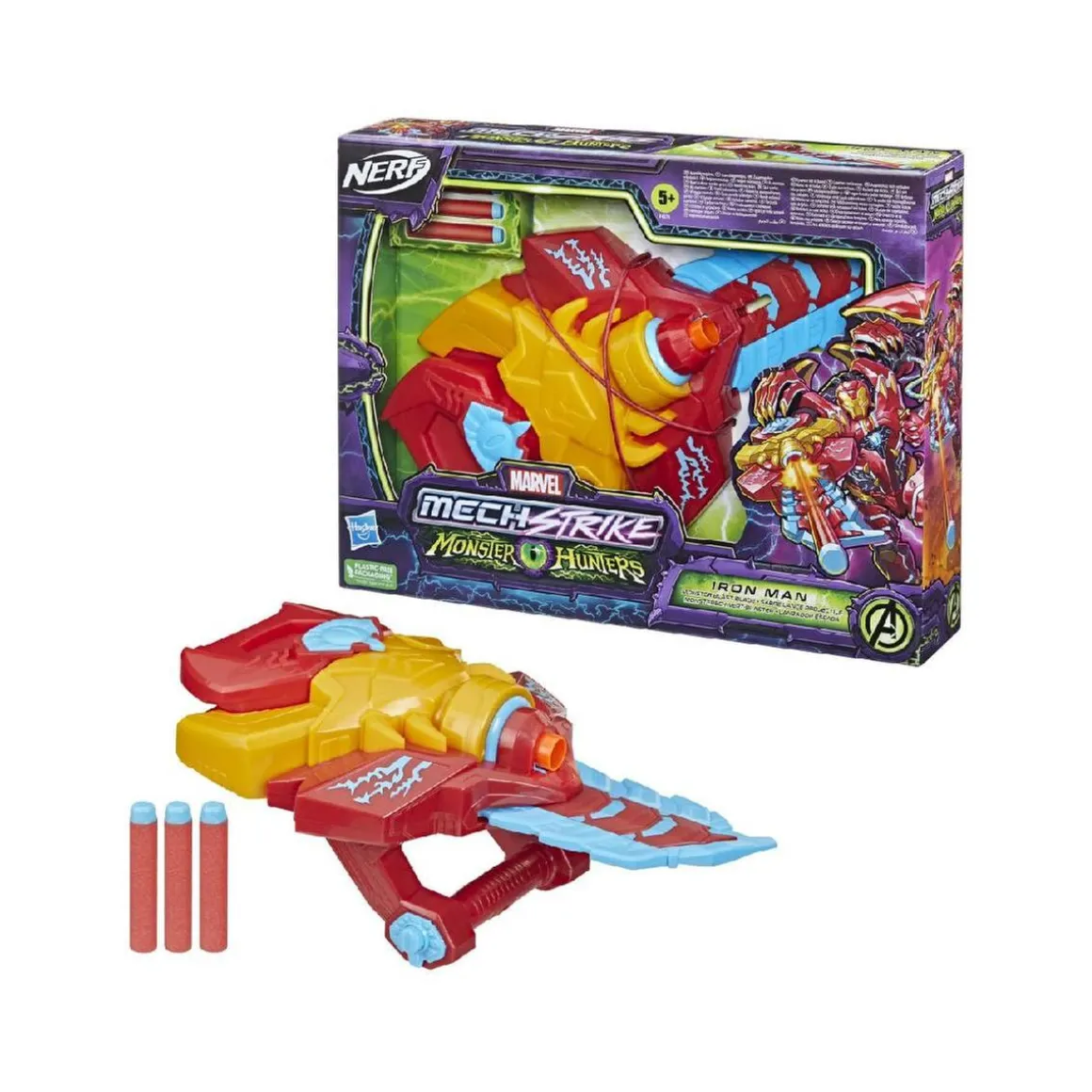 Nerf - Los Vengadores - Lanzador espada Iron Man