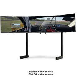 Next Level Racing - Brazos independientes para triple monitor Elite Black