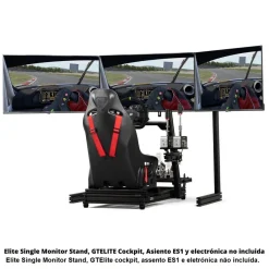 Next Level Racing - Brazos independientes para triple monitor Elite Black