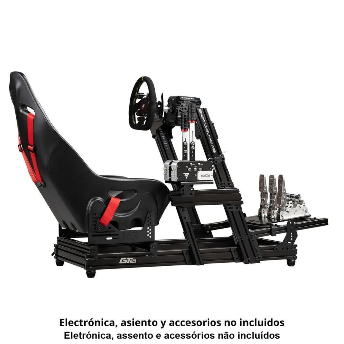 Next Level Racing - Cockpit GT Elite Lite de Montaje Frontal y Lateral
