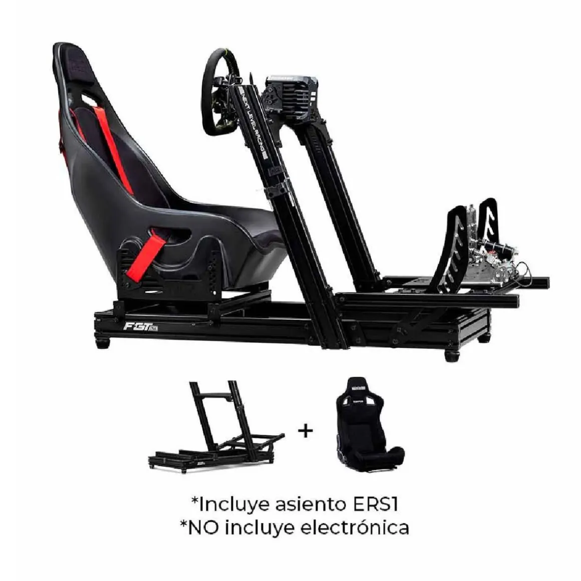 Next Level Racing - Cockpit GT Elite Lite de Montaje Frontal y Lateral