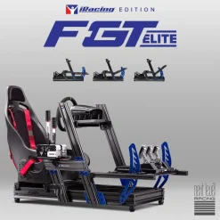 Next Level Racing Cockpit Aluminium Simulator para sillón Gaming iRacing Edition