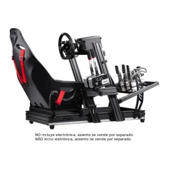 Next Level Racing Cockpit Aluminium Simulator para sillón Gaming Wheel Plate Edition