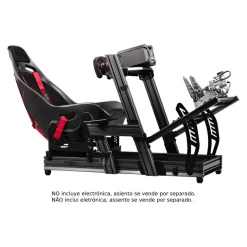 Next Level Racing Cockpit Aluminium Simulator para sillón Gaming Wheel Plate Edition